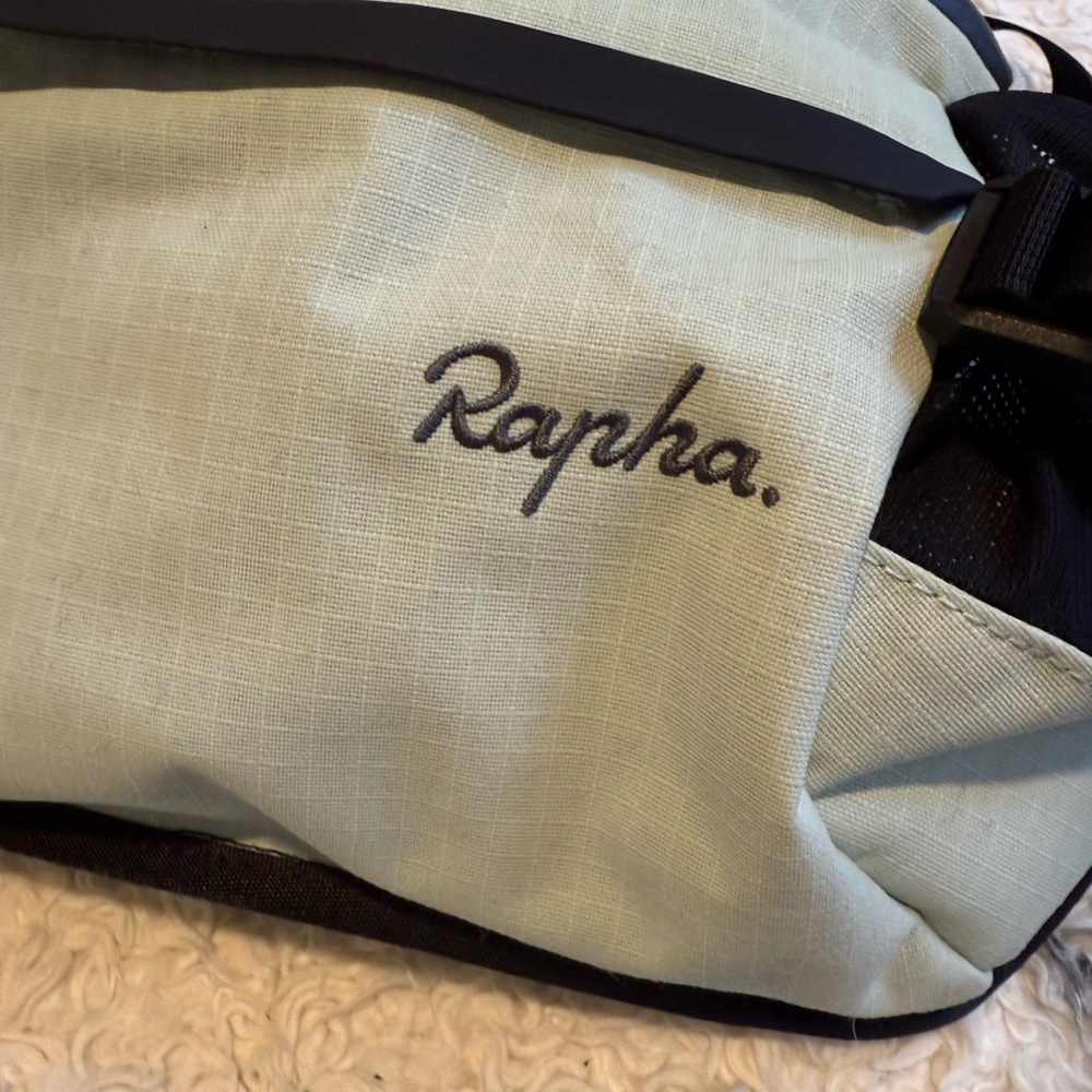 Rapha White/Light Green and Black Hip/Shoulder Bag - Picture 3 of 5
